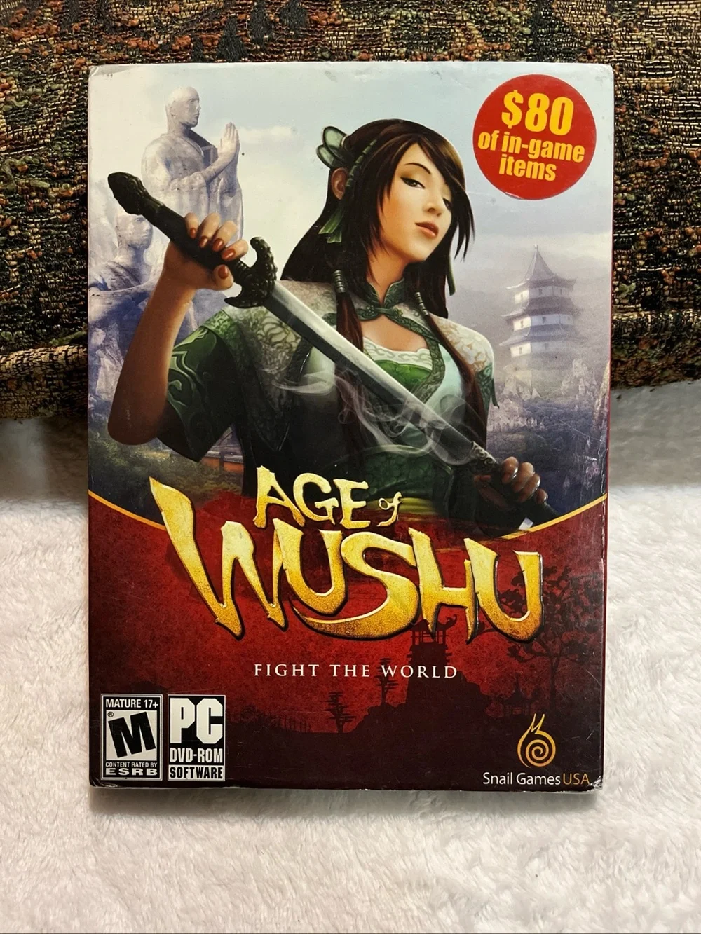 Age of Wushu PC Game - Green & Red Cover Art Brand New